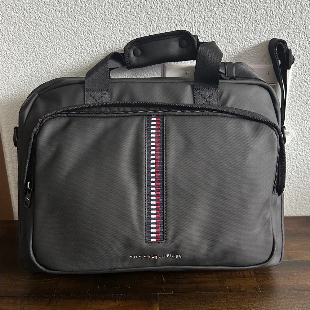 Tommy Hilfiger Black Laptop Bag NWT